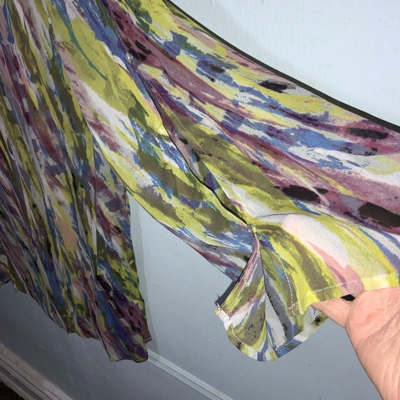 LA MADE Abstract Dress With Slip Size S - Picture 8 of 9